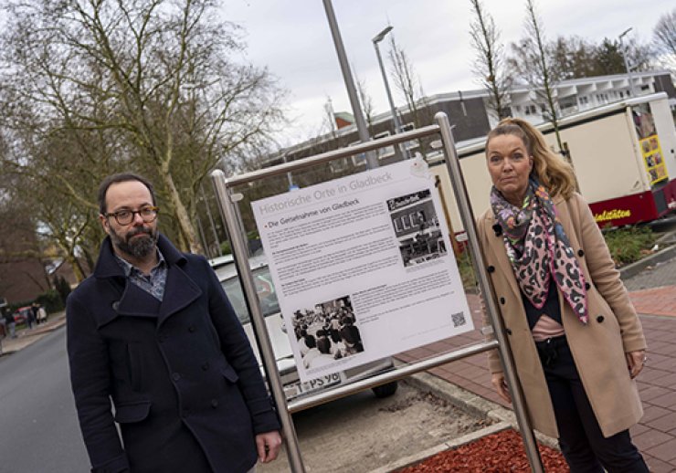 Tafeleinweihung der Geiselnahme in Gladbeck vom 14.01.2026